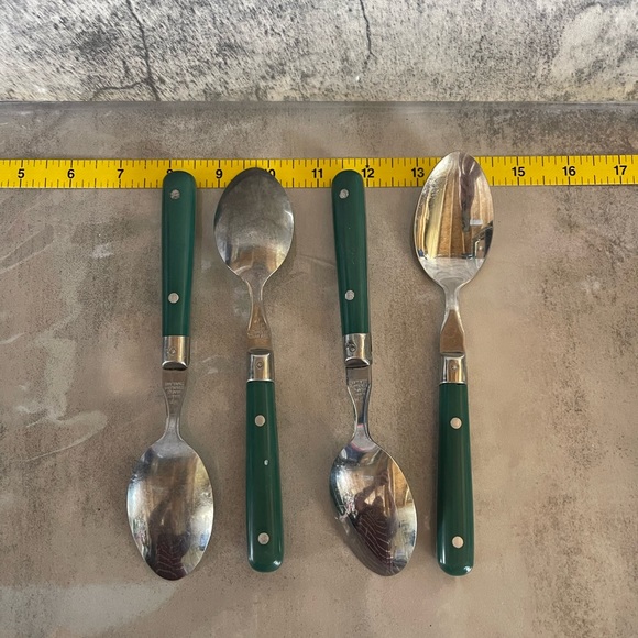 Washington forge Mardi Gras flatware green handle - Picture 2 of 3